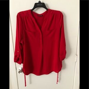 Red blouse